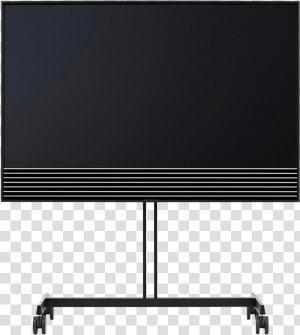 Beovision Horizon Tv On Wheel Stand For Flexible Living   Bang Olufsen Horizon  HD Png Download