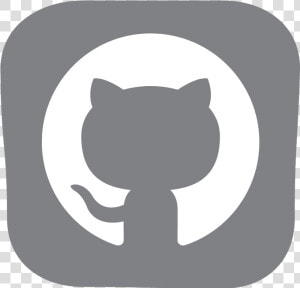 Gray Github Icon Png  Transparent Png