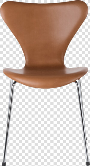 Series 7 Chair Arne Jacobsen Front Upholstered Elegance   Fritz Hansen Arne Jacobsen  HD Png Download