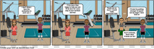 Storyboard For Fitness Gym  HD Png Download