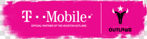 T mobile  amp  Houston Outlaws   Parallel  HD Png Download