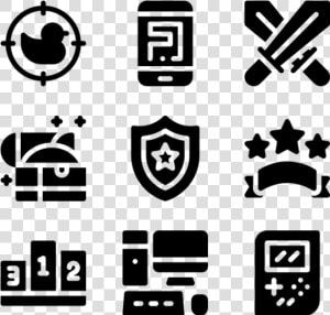 Gaming   Bed And Breakfast Icons  HD Png Download