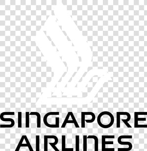 Singapore Airlines Logo Black And White   Singapore Airlines Logo White  HD Png Download