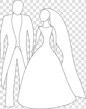 Bride  Groom  Couple  Love  Marriage  Romance   Bride And Groom Clipart  HD Png Download