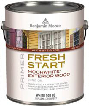 Moorwhite Exterior Wood Primer Primer   Benjamin Moore Fresh Start Underbody  HD Png Download