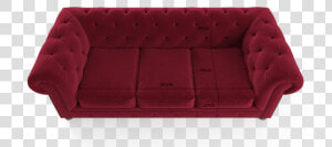 Notting Hill Velvet Chesterfield 3 Seater Sofa Bed   Studio Couch  HD Png Download