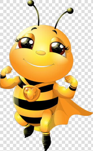 Honey Bumblebee Cartoon Bee Free Download Png Hq Clipart   Honey Bee Cartoon Png  Transparent Png