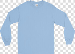 Longsleeveblank Mockup Flat Front Light Blue   Rl Grime Nova Merch  HD Png Download