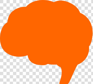 Brains Clipart Orange  HD Png Download