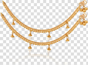 Classic Tinkling Gold Anklet   Gold Anklet Png  Transparent Png