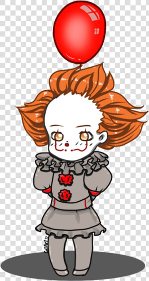 Balloon Clipart Pennywise   Pennywise Chibi  HD Png Download