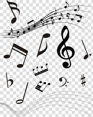 Notas Musicais Vertical Png  Transparent Png