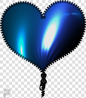 Zipperheart Blue Designelement Lighteffect Heart Zipper   Mill House Maui Logo  HD Png Download