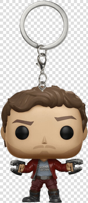 Guardians Of The Galaxy 2 Star lord Pop Keychain   Star Lord Funko Pop Keychain  HD Png Download