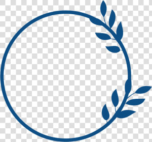  wreath  leaves  leaf  circle  wrap  blue  black  fall   Leaf Circle Logo Png  Transparent Png