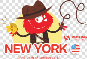 Hat Svg Indiana Jones   Smashing Conference 2018 New York  HD Png Download