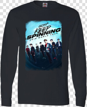 Got7 2019 World Tour Keep Spinning   Blackpink Long Sleeve  HD Png Download