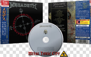 Cryptic Writings Megadeth Shm Cd  HD Png Download