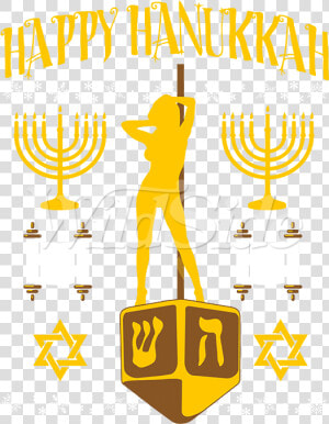 Happy Hanukkah Stripper   Judaism 101  HD Png Download