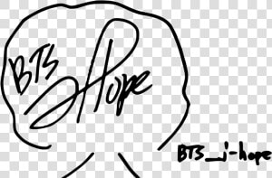 Signature Of Bts   Bts J Hope Signature  HD Png Download