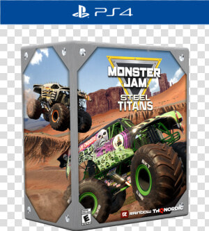 Monster Jam Steel Titans Ps4  HD Png Download