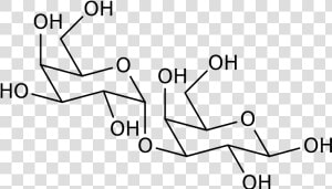 Chemical Structure Of Galactose Alpha 1 3 Galactose   Chemical Structure Of Beef  HD Png Download