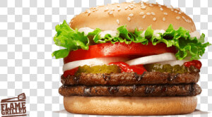 Burger King Beef Burger  HD Png Download