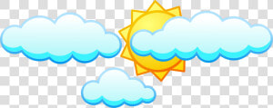 Cloud Sunlight Computer Icons Sky   Clouds And Sun Clipart  HD Png Download