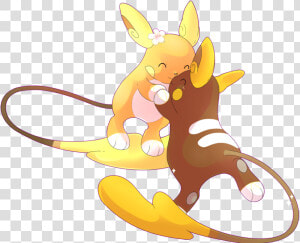 Shiny Alolan Raichu Fanart Clipart   Png Download  Transparent Png