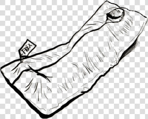 Dead Drawing At Getdrawings   Dead Body Bag Drawing  HD Png Download