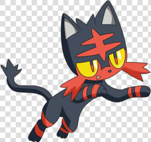 Free Png Download Pokemon Sun And Moon Book Png Images   Pokemon Litten Png  Transparent Png