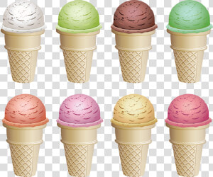 Cone Clipart Gelato Italian   Ice Cream Vector  HD Png Download