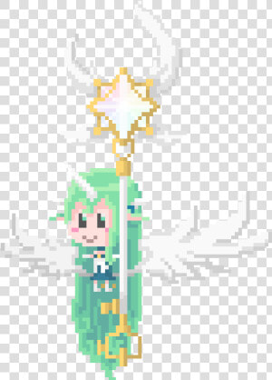 Star Guardian Soraka Pixel Art  HD Png Download