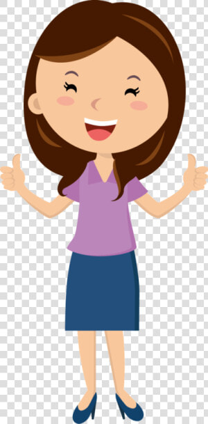 Volunteer With Us   Thumbs Up Girl Clipart  HD Png Download