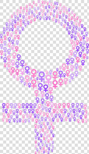 Transparent Feminist Symbol Png   Transparent Pink Venus Symbol  Png Download