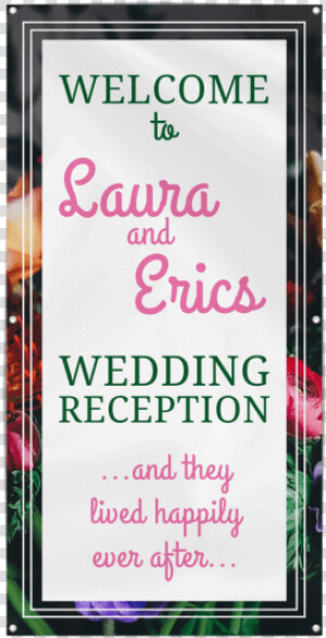 Wedding Reception Banner Template Preview   Banner  HD Png Download