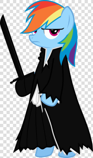 Rainbow Dash Bankai By Sakatagintoki117   Rainbow Dash Bleach  HD Png Download