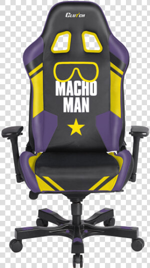 Clutch Throttle Series Macho Man Randy Savage Wwe Gaming   Clutch Gaming Chair  HD Png Download