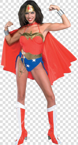 Wonder Woman Super Hero Costume   Wonder Woman Costume Adult  HD Png Download