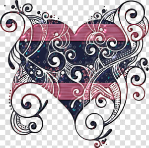 Heart Shape Sweetheart Flowers Romantic Free Photo   Free Vector And Heart Flourish Or Flourish Or Ornament  HD Png Download