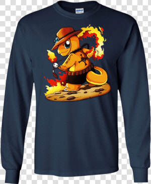 One Piece Pokemon Ace And Charizard Shirt  Hoodie   HD Png Download