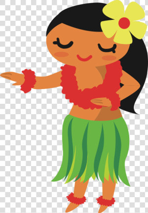 Hawaiian Dancer Cliparts   Hula Clip Art  HD Png Download