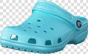 Crocs Classic Clog K Ice Blue 60006 52 Womens Rubber   Rubber Slippers Crocs  HD Png Download