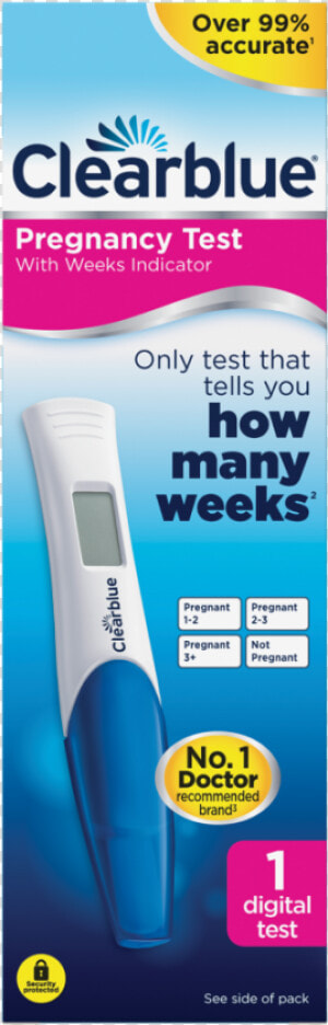 Clear Blue Early Detection Pregnancy Test  HD Png Download