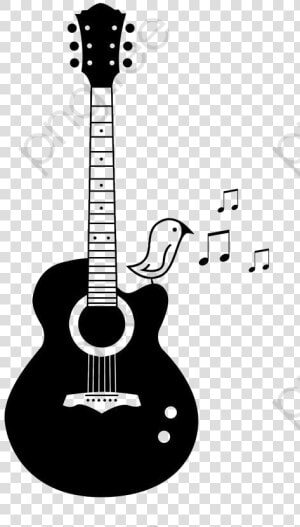 Guitar Clipart Simple   Simple Guitar Tattoo Designs  HD Png Download