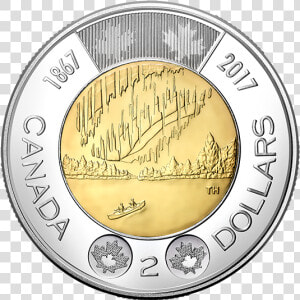  2017 Special Wrap Roll Collection   Canada 2 Dollar Coin 2017  HD Png Download