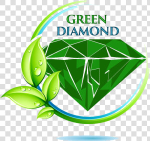 New Green Diamond Big Transparent   Konkan Speciality Polyproducts Pvt Ltd Logo  HD Png Download