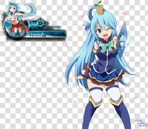 Konosuba Aqua Png  Transparent Png