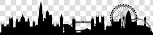 Transparent London Skyline Silhouette Png   London Skyline Clip Art  Png Download