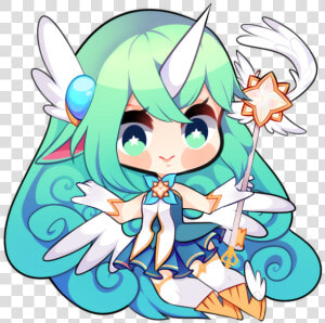 Star Guardian Soraka Chibi  HD Png Download